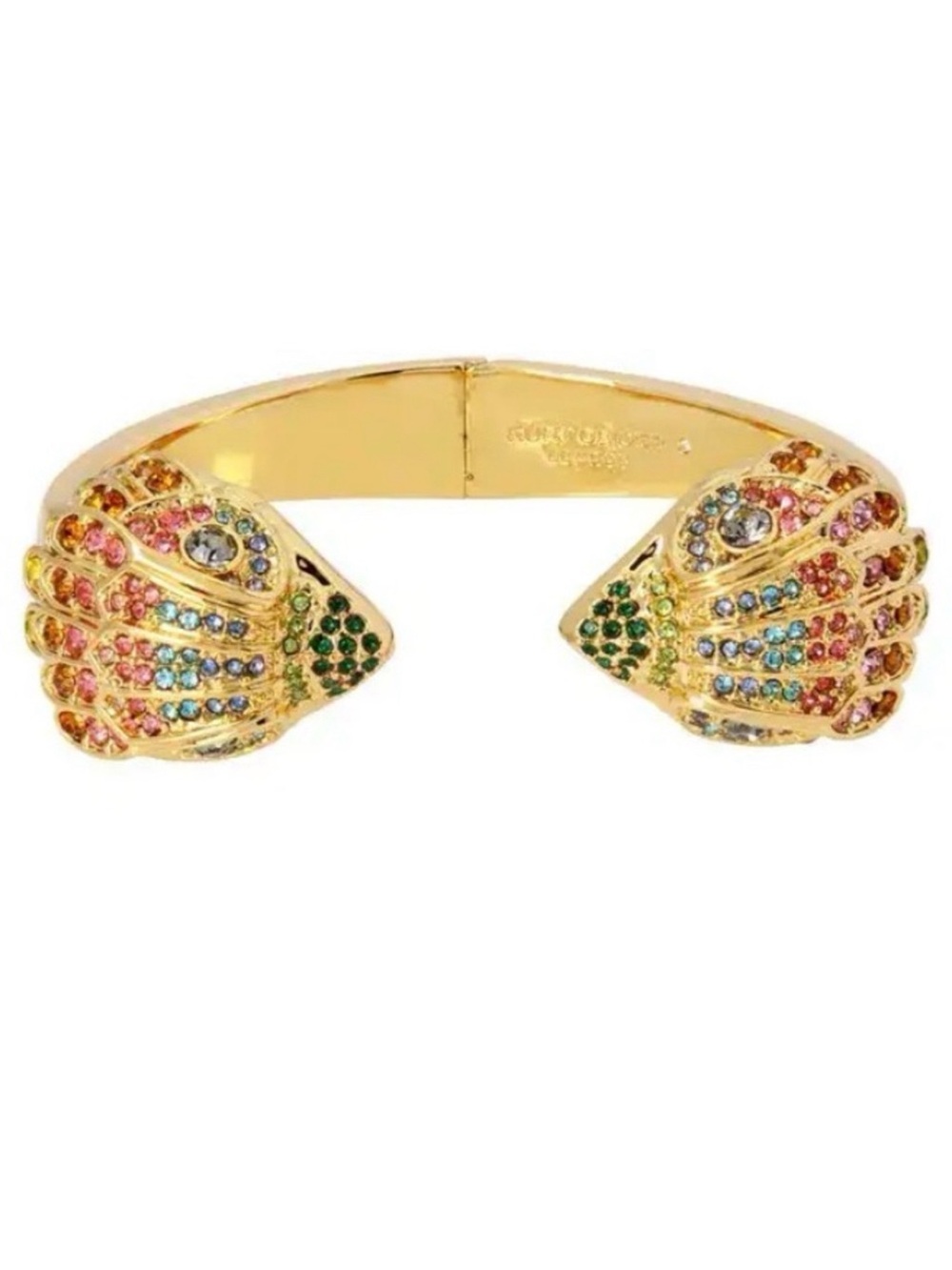 Kurt Geiger Crystal Gold Hinged Bracelet - Picture 3 of 3